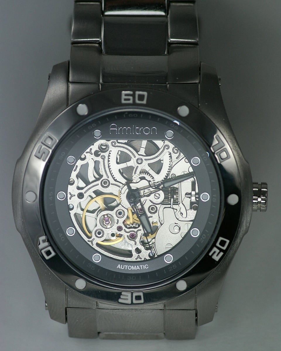 Reloj Skeleton Acero · Acero inoxidable